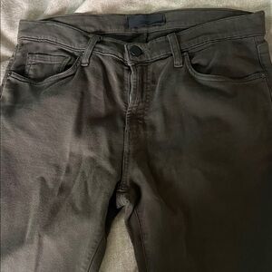 J Brand Men's Dark Green Slim Jeans